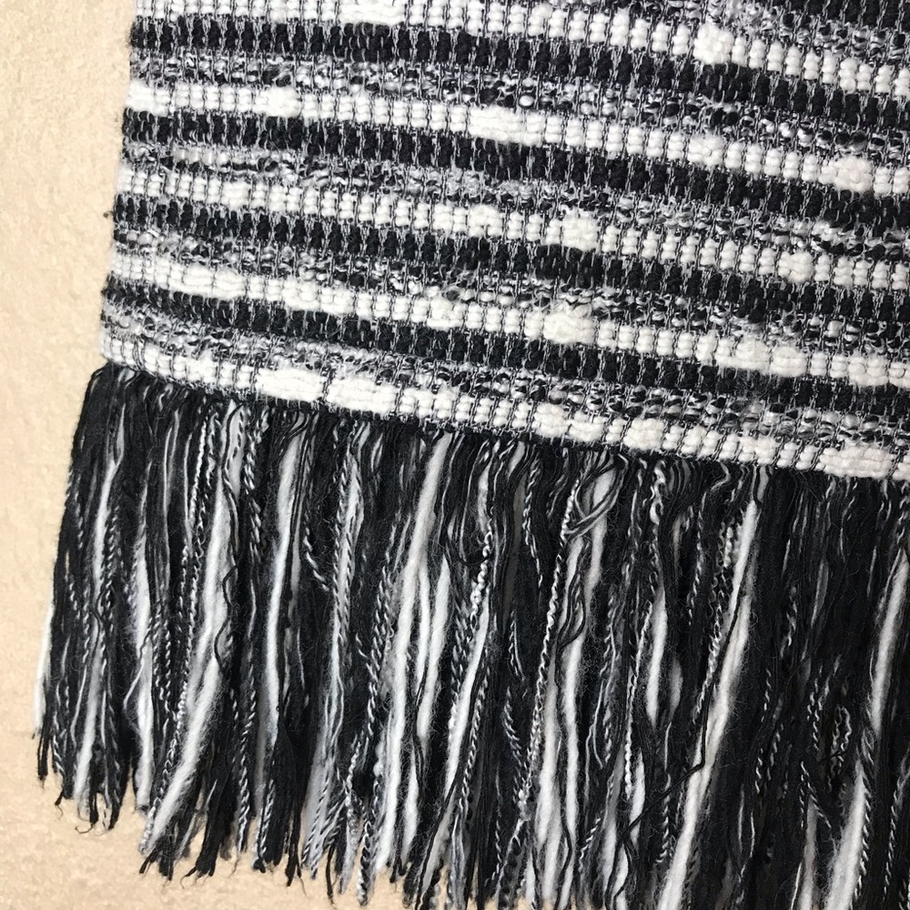 SOLD {Nanette Lepore} Fringed Tweed Mini Skirt - Picture 2 of 7